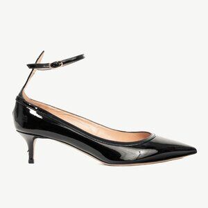 Valentino Garavani Nero Patent-Leather Mary-Jane Pumps